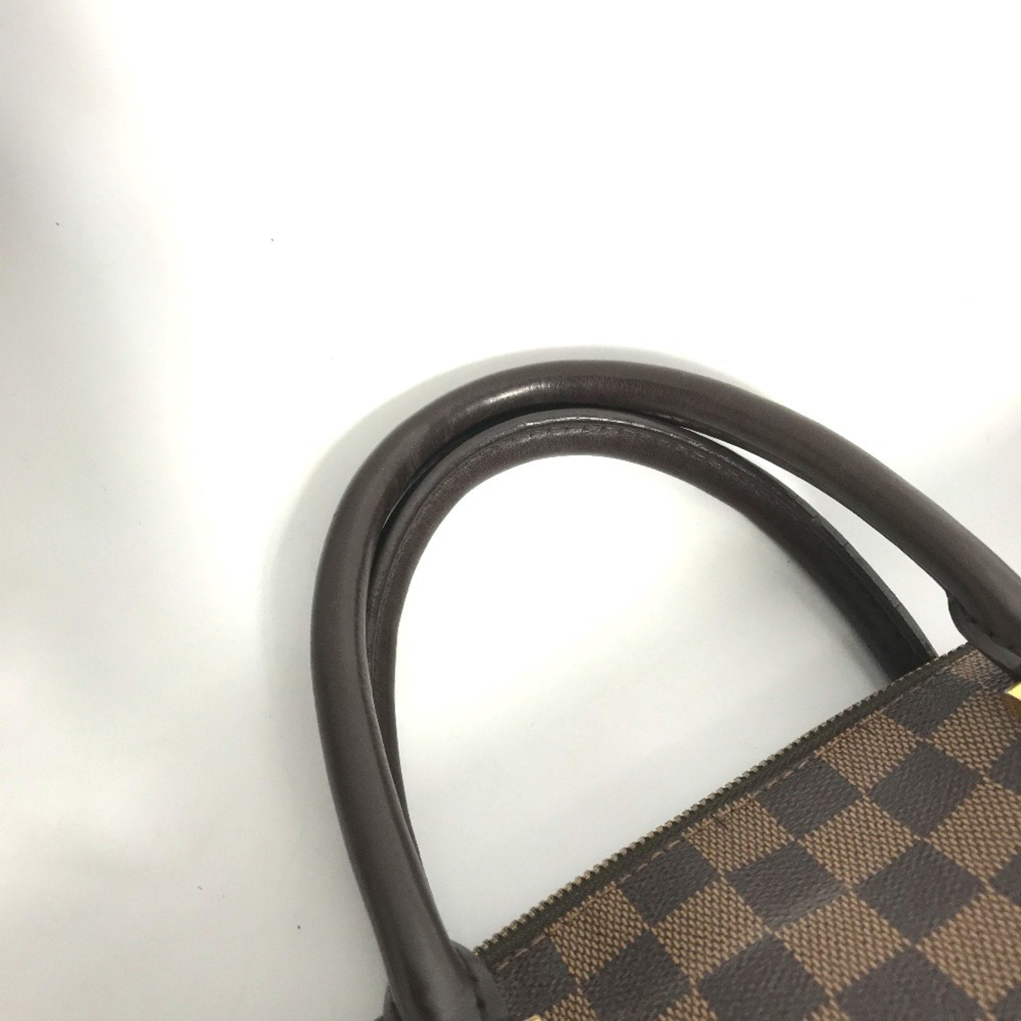 Louis Vuitton Brown Damier Canvas Ebene Damier Canvas Boston Bag Handbag