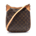 Louis Vuitton Monogram Brown Coated Canvas Leather Shoulder Bag