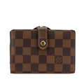 Louis Vuitton Brown Pvc Wallet (Tri-Fold)