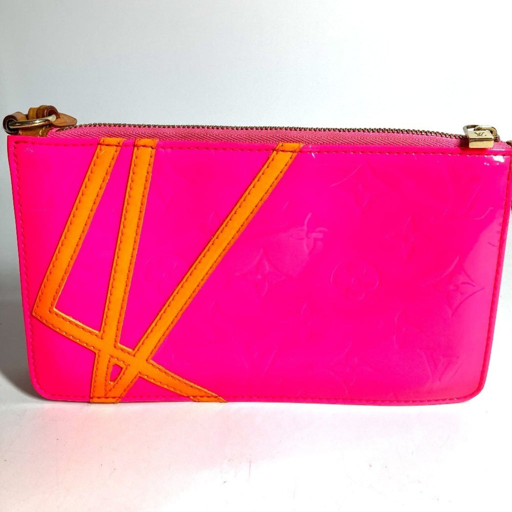 Louis Vuitton Pink Monogram Vernis Handbag Pouch Shoulder Bag