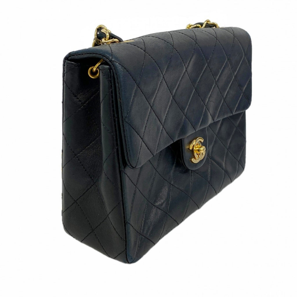 Chanel Black Leather Shoulder Bag