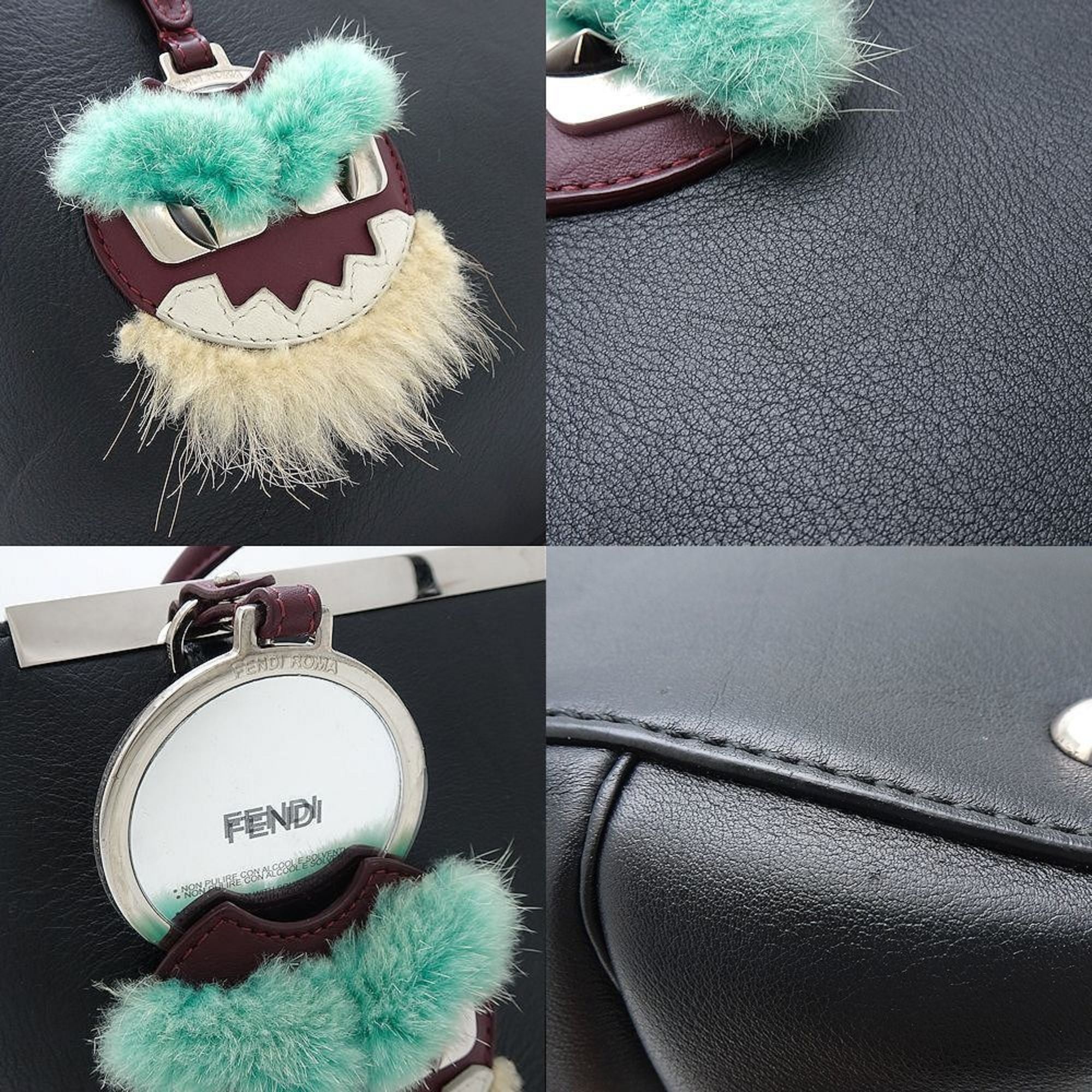 Fendi Black Leather Handbag