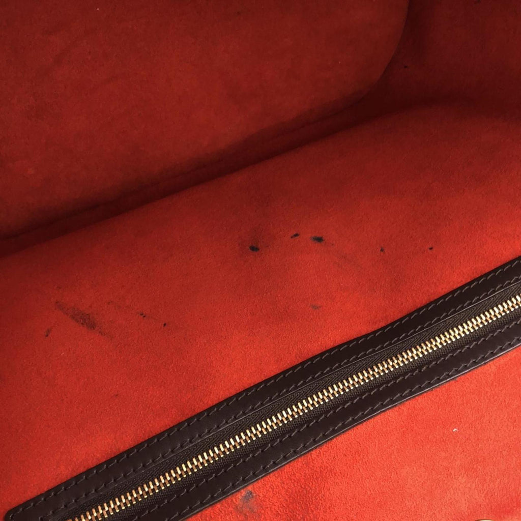 Louis Vuitton Brown Coated Canvas Handbag