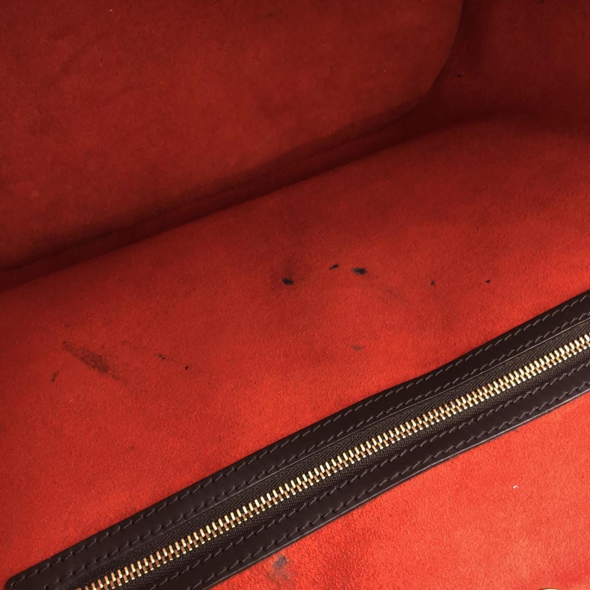 Louis Vuitton Brown Coated Canvas Handbag