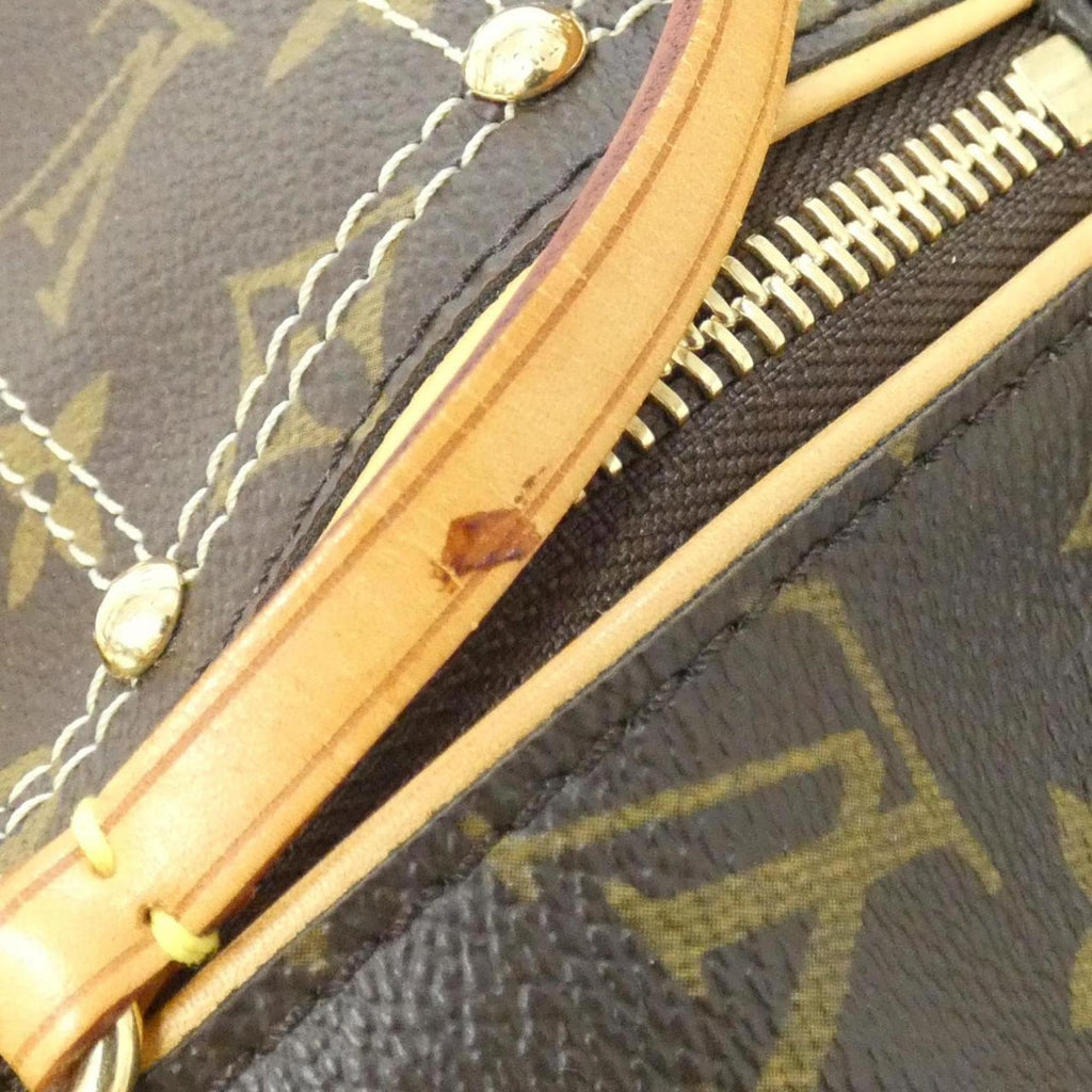 Louis Vuitton Marron Coated Canvas Handbag