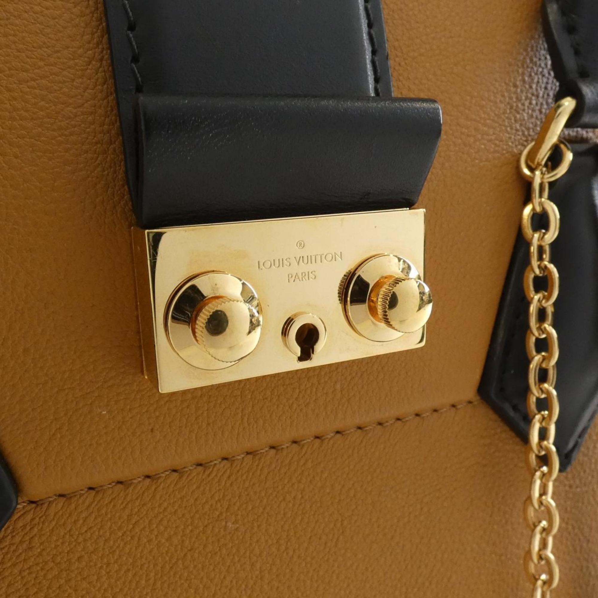 Louis Vuitton Camel Leather Handbag