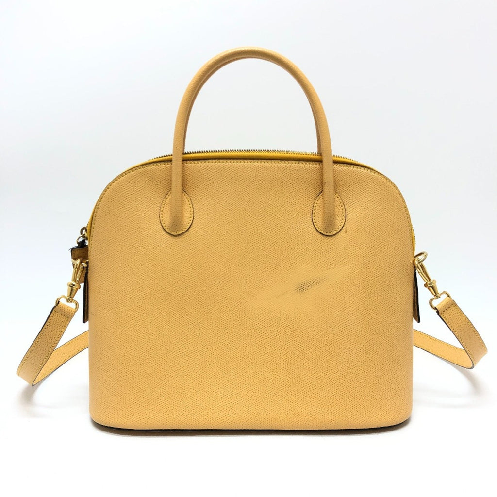 Celine Yellow Leather Shoulder Bag