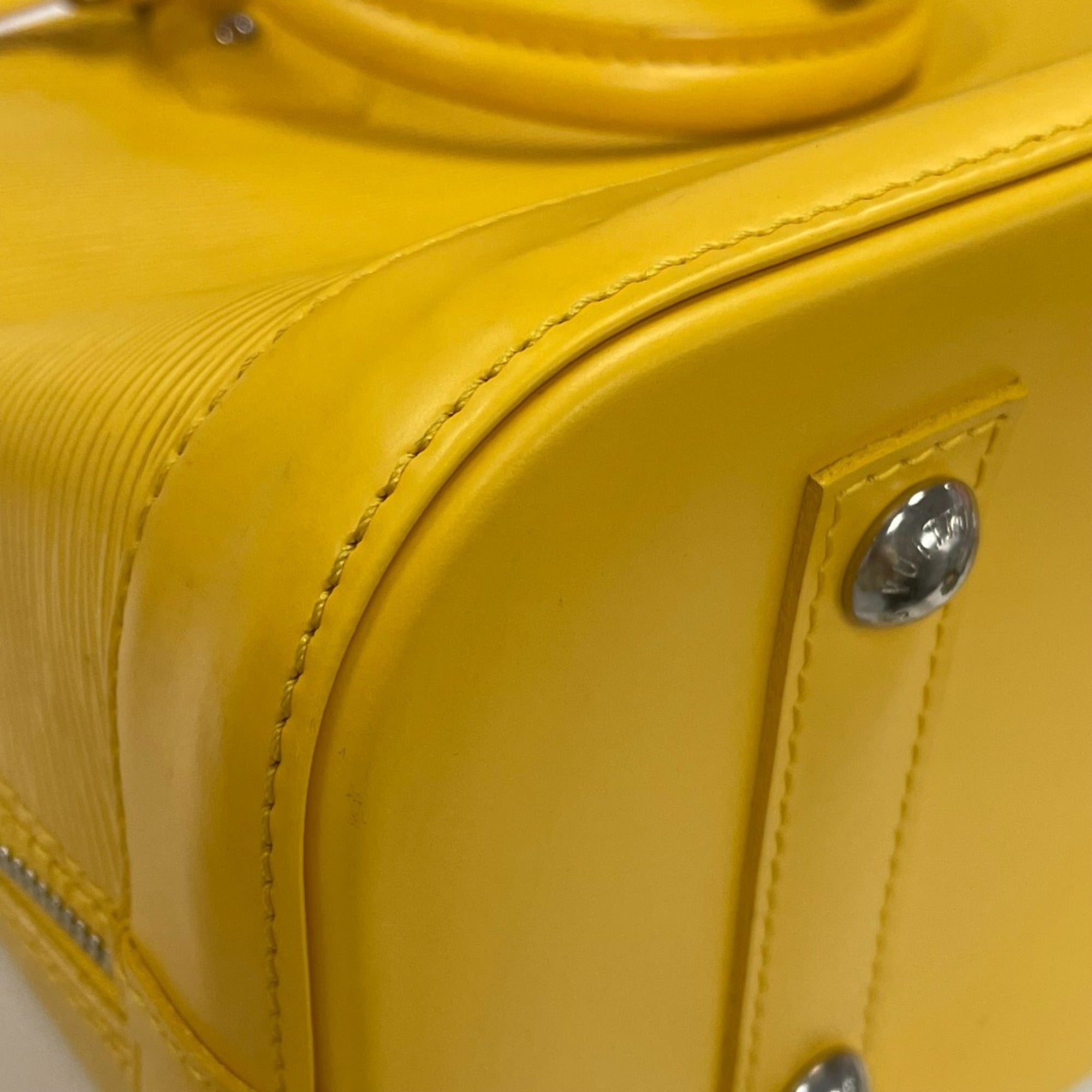 Louis Vuitton Mimosa Yellow Epi Leather Handbag Tote Bag