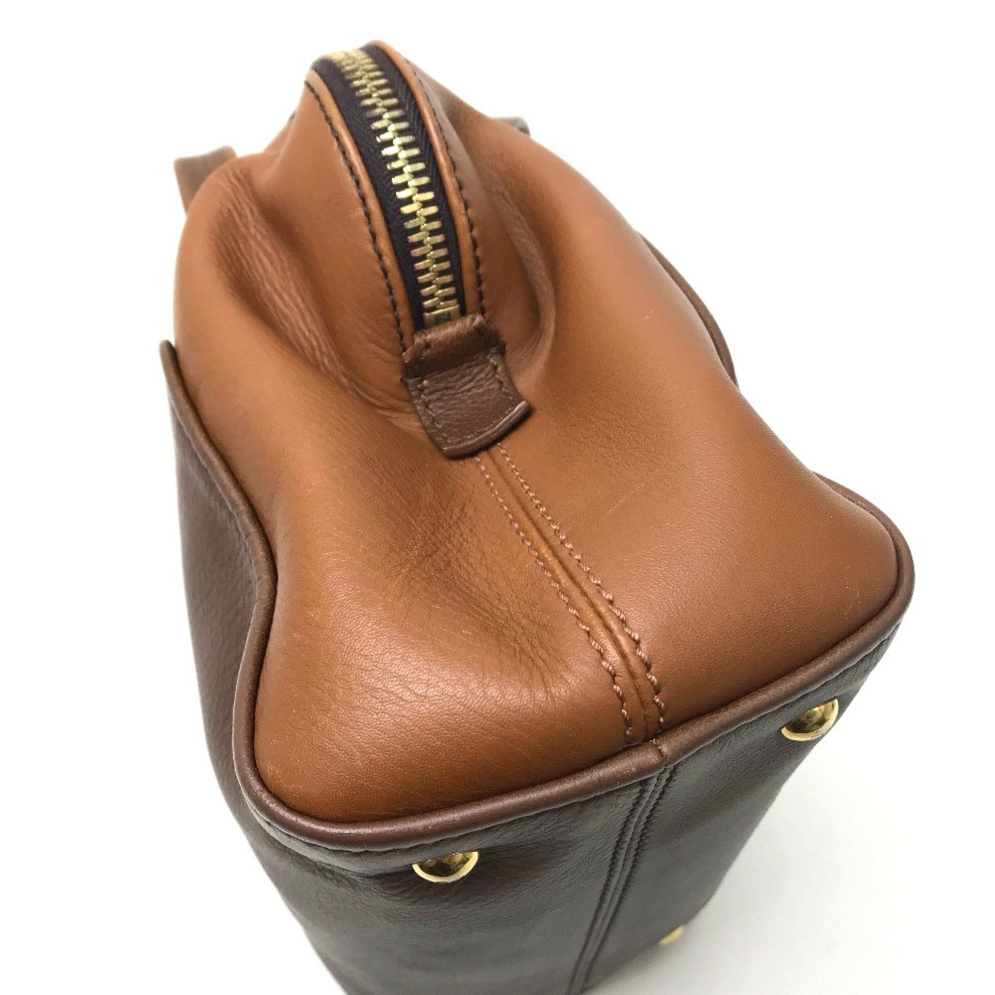 Fendi Brown Leather Handbag