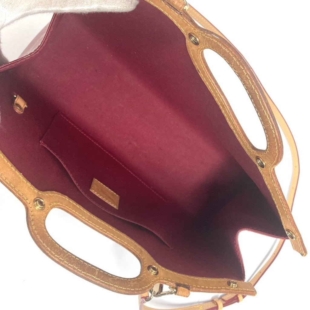 Louis Vuitton Monogram Vernis Red Color Monogram Vernis Handbag