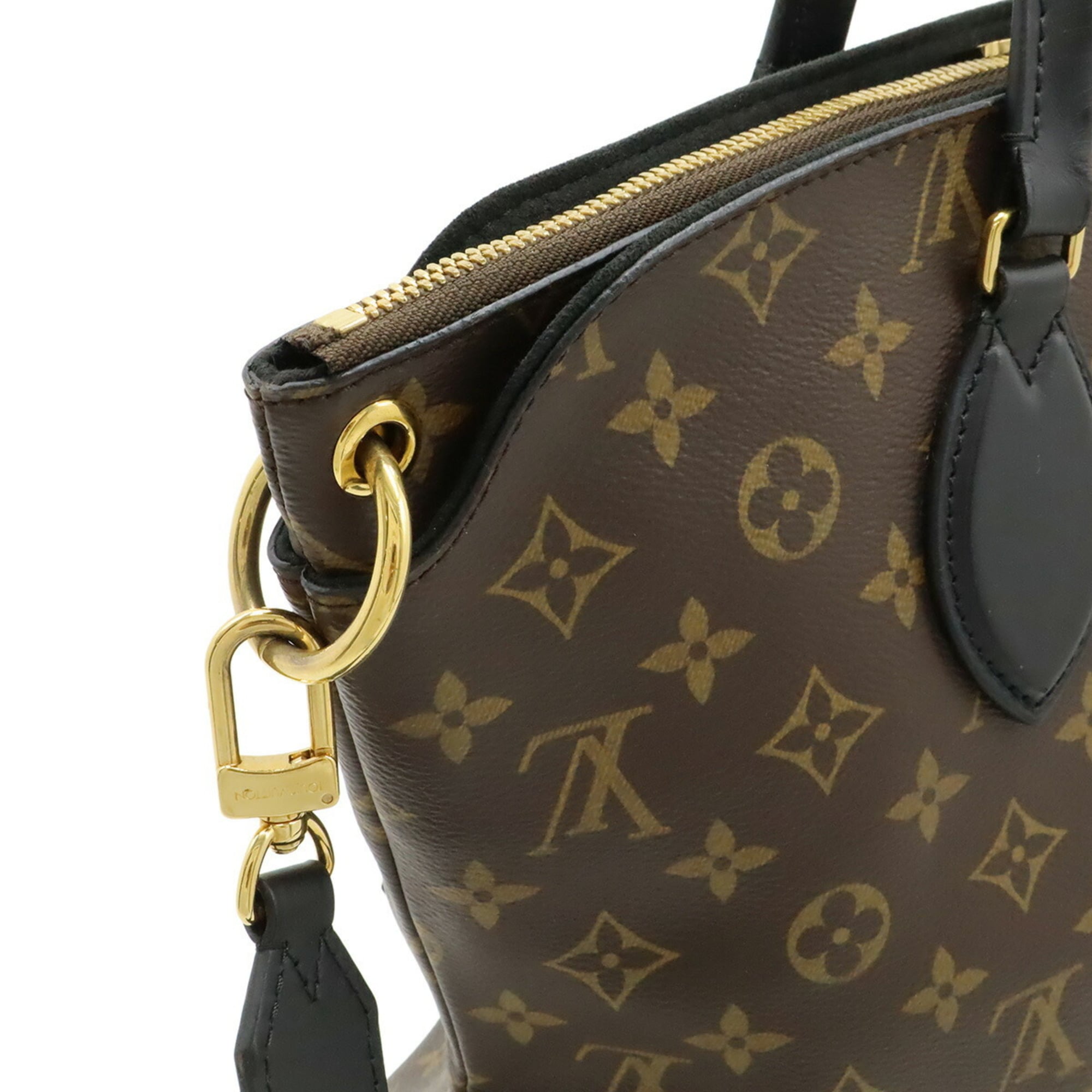 Louis Vuitton Black Monogram Noir Monogram Pvc Leather Coated Canvas Shoulder Bag Tote Bag