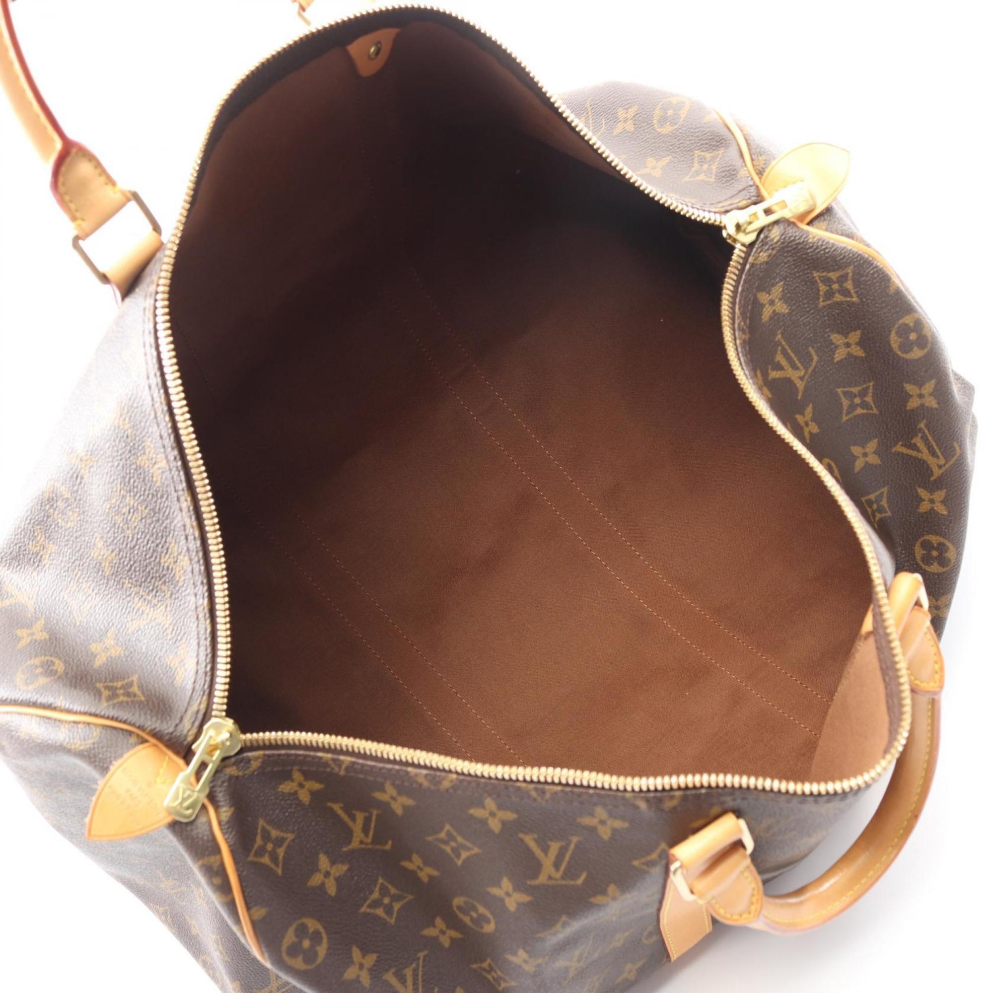 Louis Vuitton Brown Monogram Coated Canvas Boston Bag