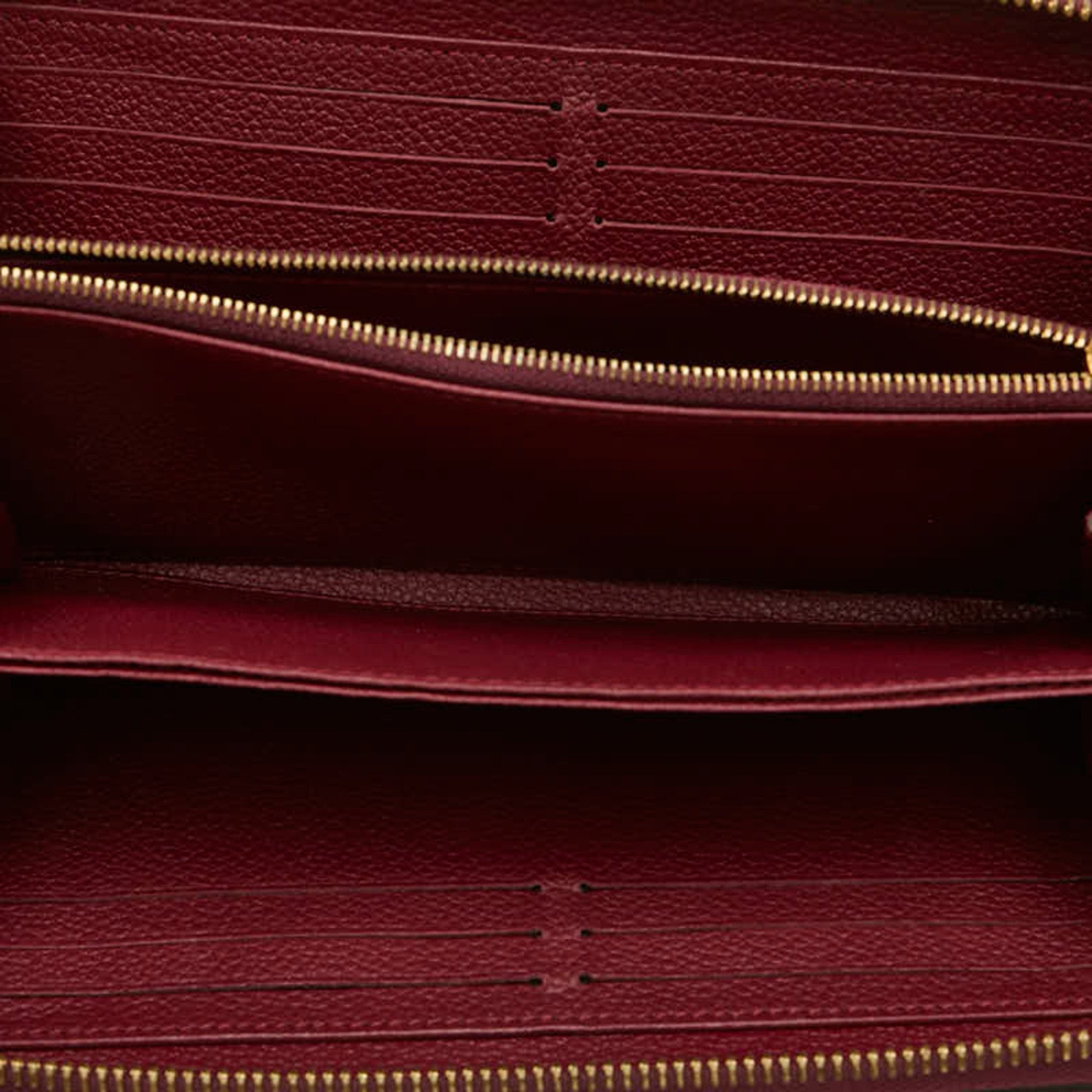 Louis Vuitton Purple Raisin Leather Long Wallet