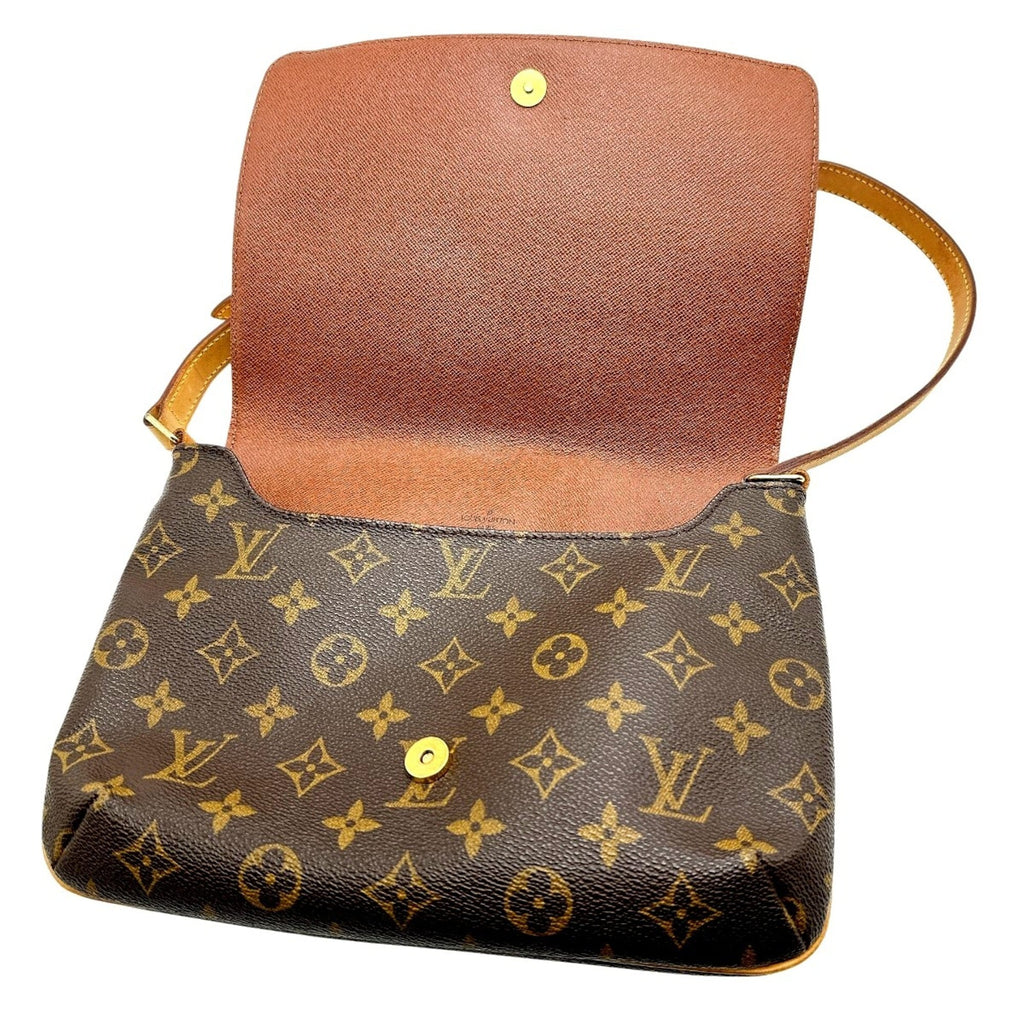 Louis Vuitton Brown Monogram Canvas Shoulder Bag