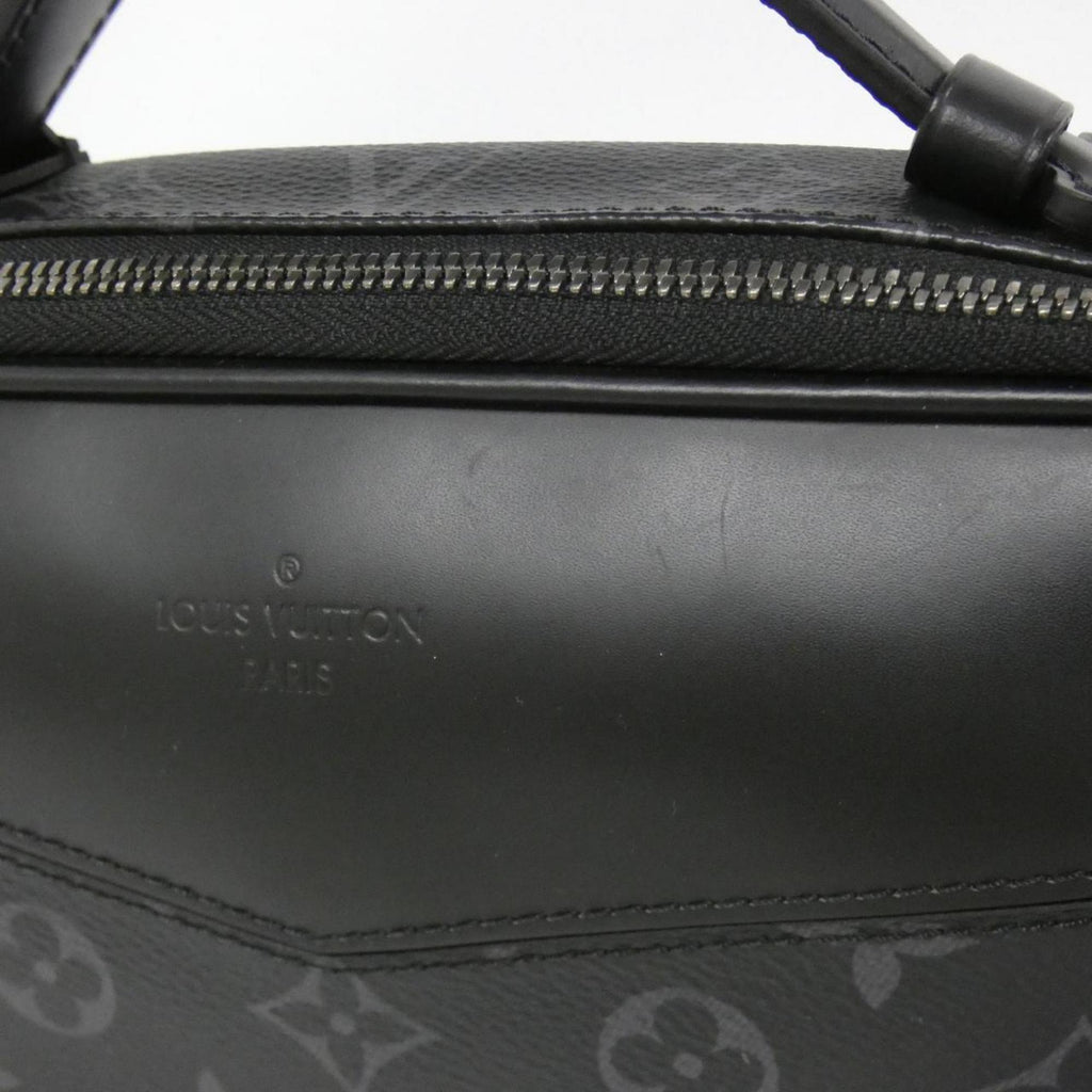 Louis Vuitton Black Coated Canvas Shoulder Bag