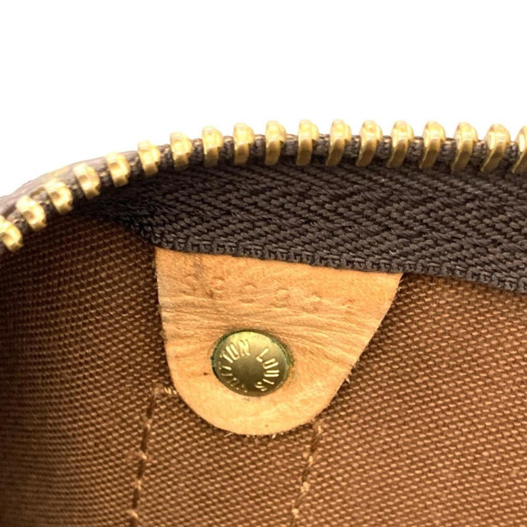 Louis Vuitton Monogram Brown Monogram Leather Boston Bag