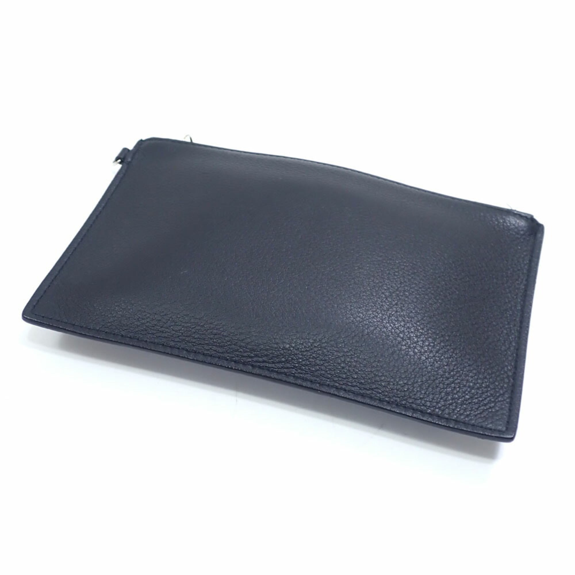 Balenciaga Black Leather Pouch
