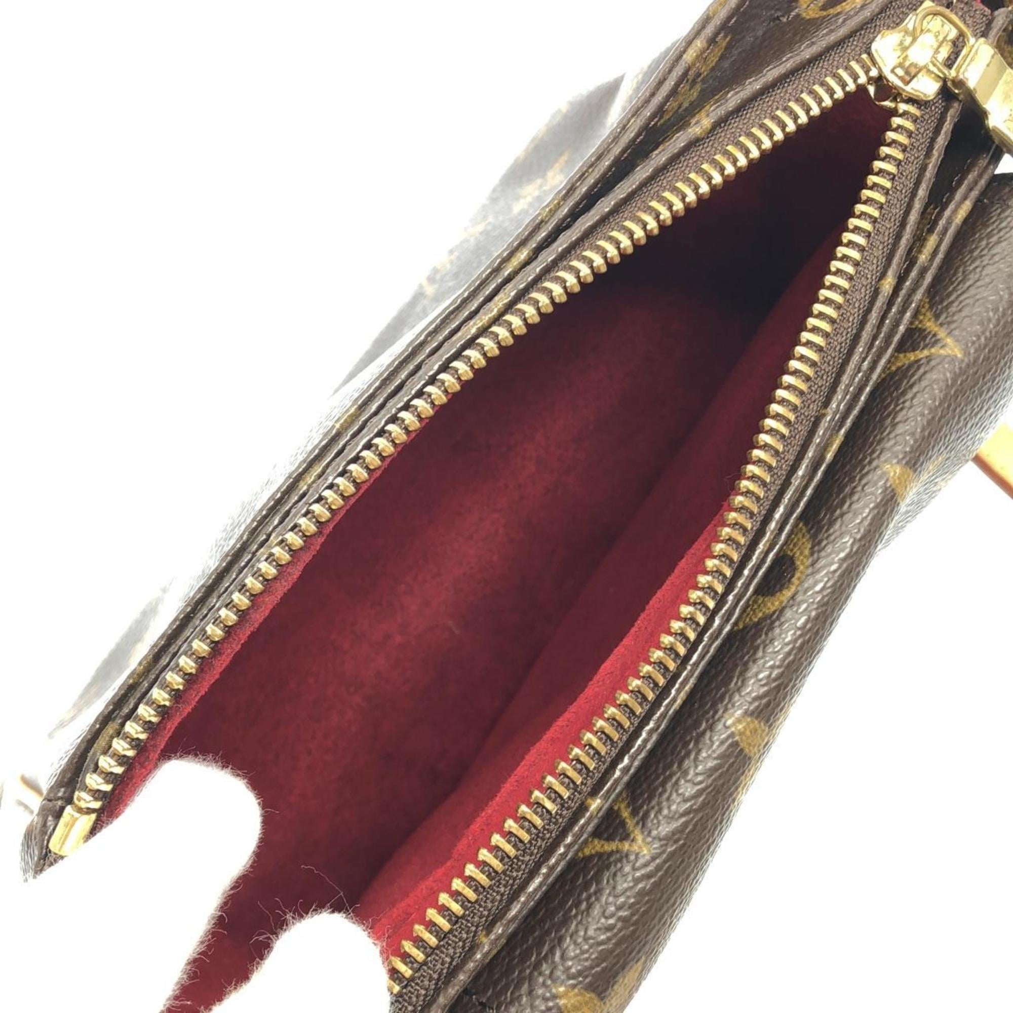 Louis Vuitton Marron Coated Canvas Shoulder Bag