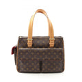 Louis Vuitton Brown Coated Canvas Pvc Monogram Leather Handbag