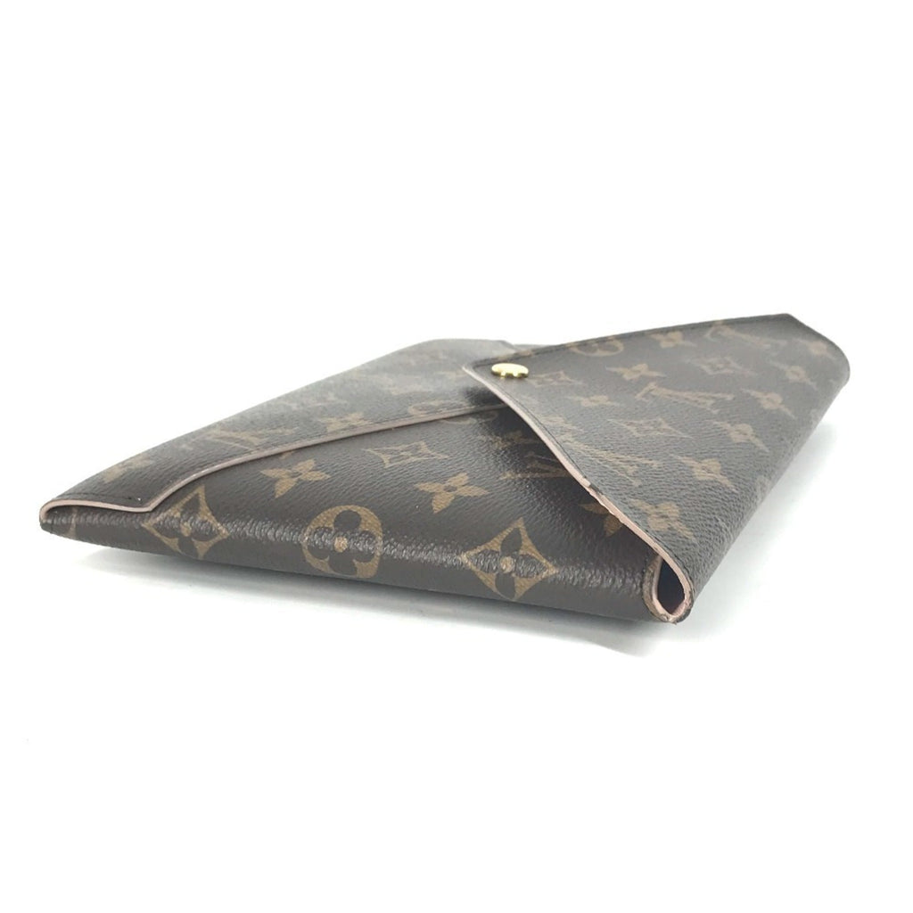 Louis Vuitton Brown Monogram Canvas Clutch Bag Pochette Pouch