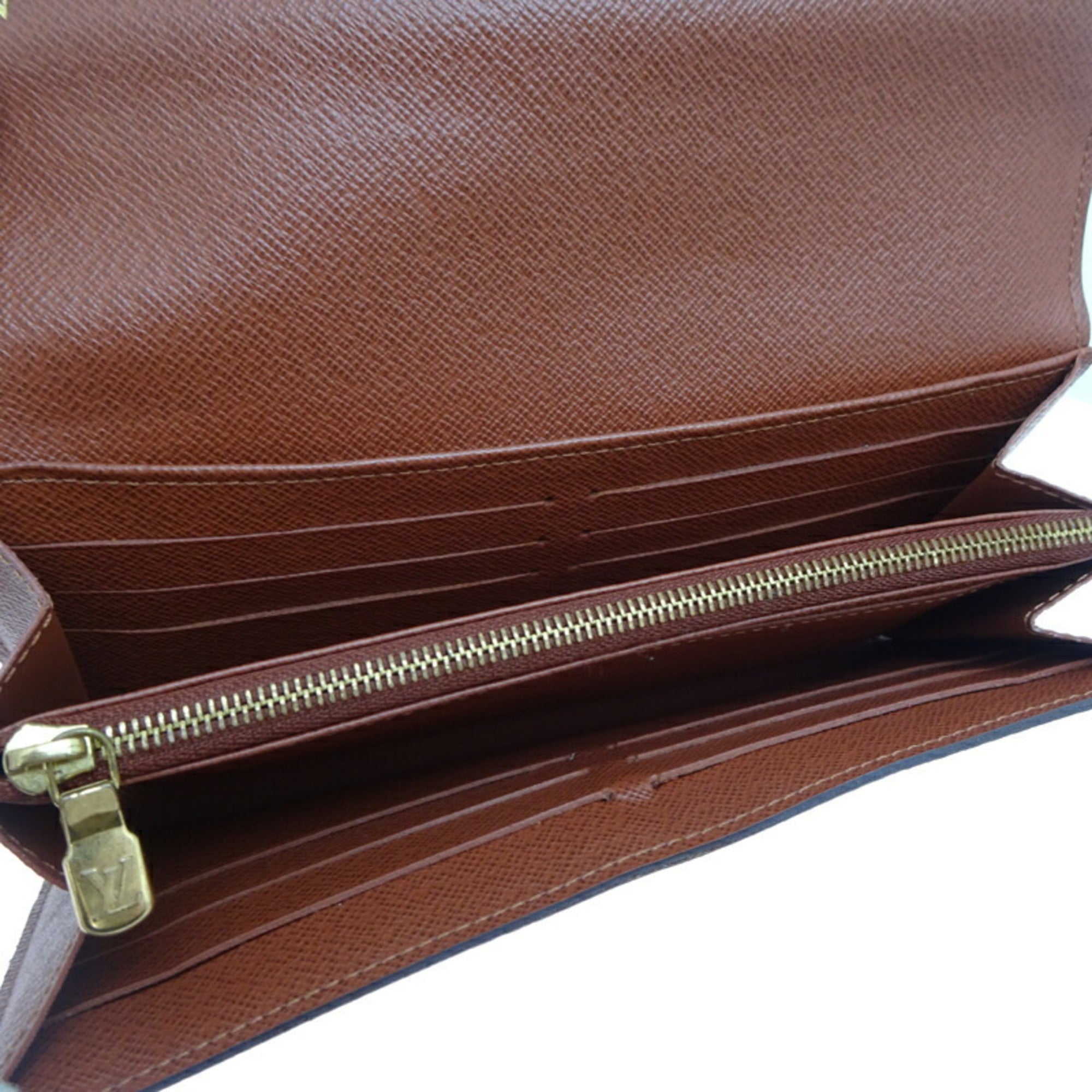 Louis Vuitton Brown Monogram Monogram Long Wallet