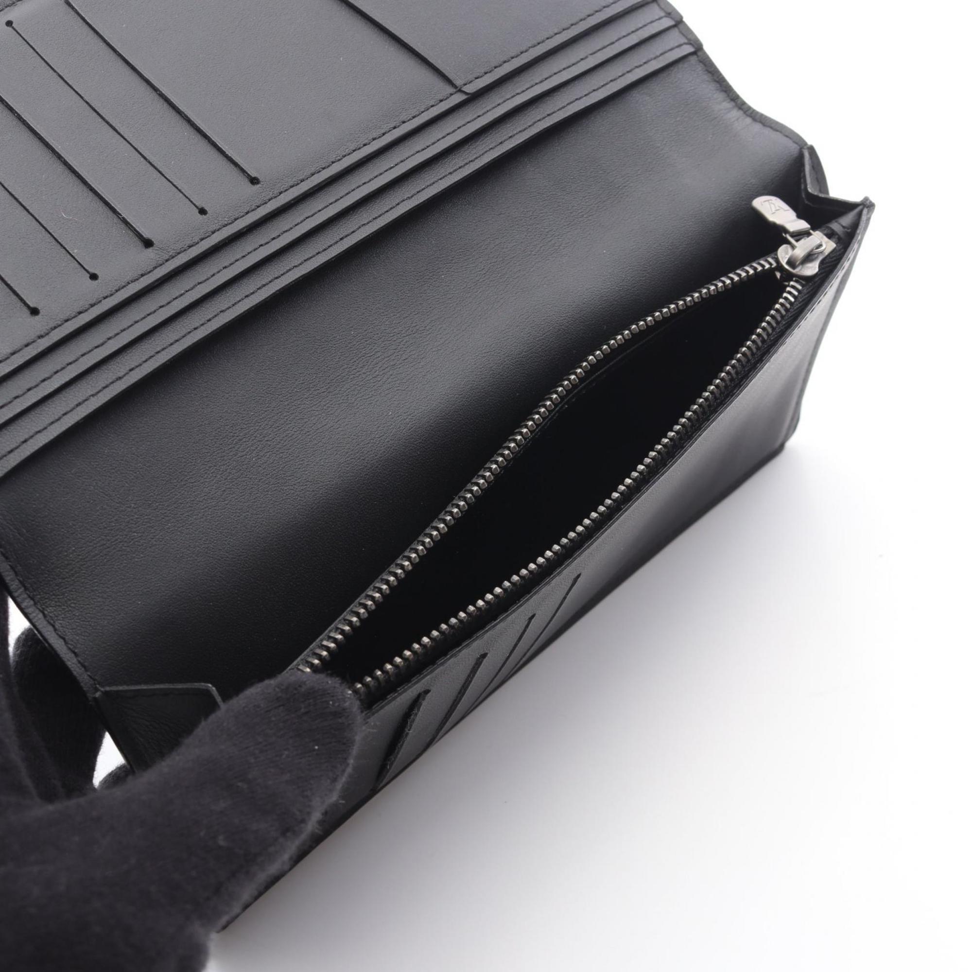 Louis Vuitton Black Onyx Damier Infini Leather Long Wallet