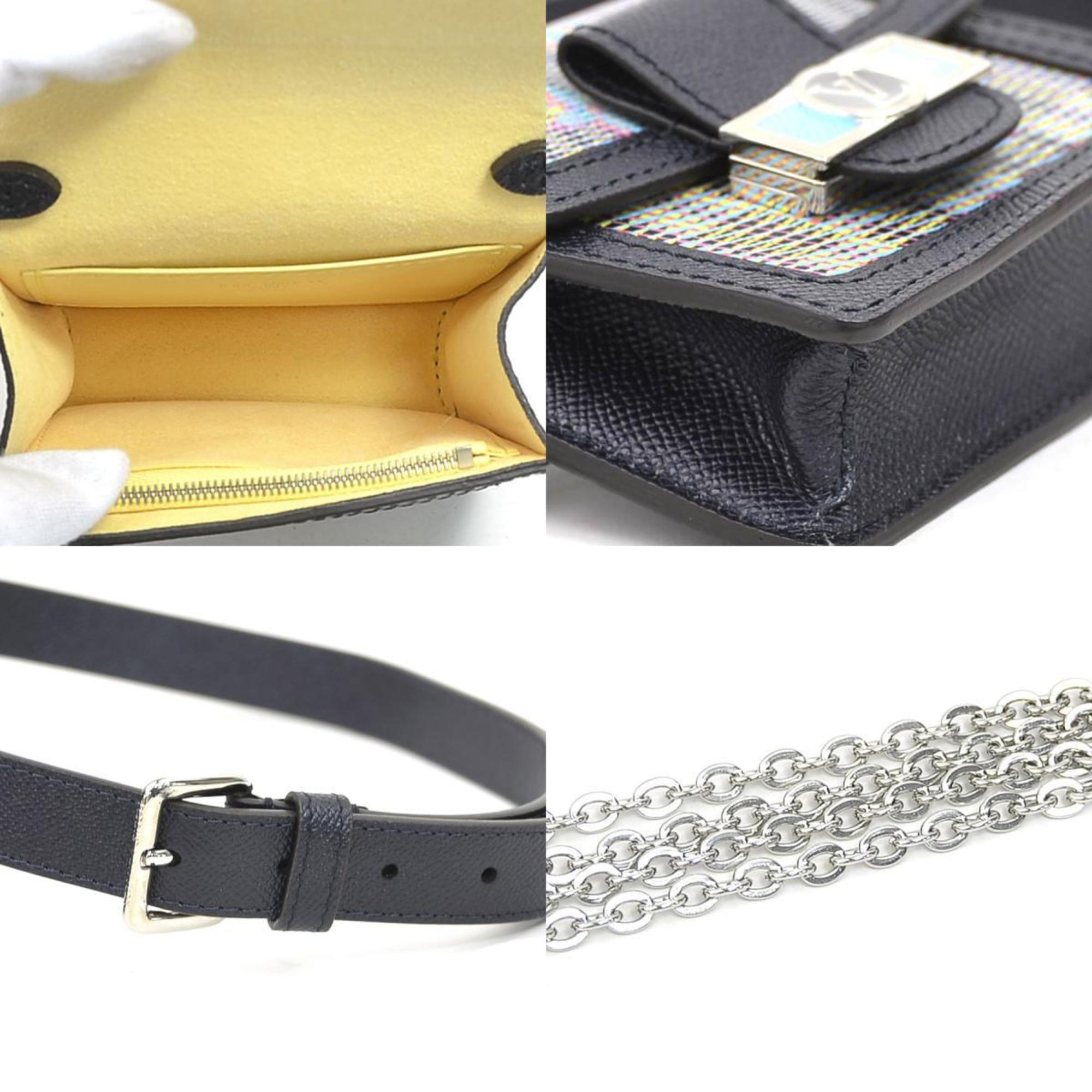 Louis Vuitton Black Multi-Color Monogram Fanny Pack Shoulder Bag