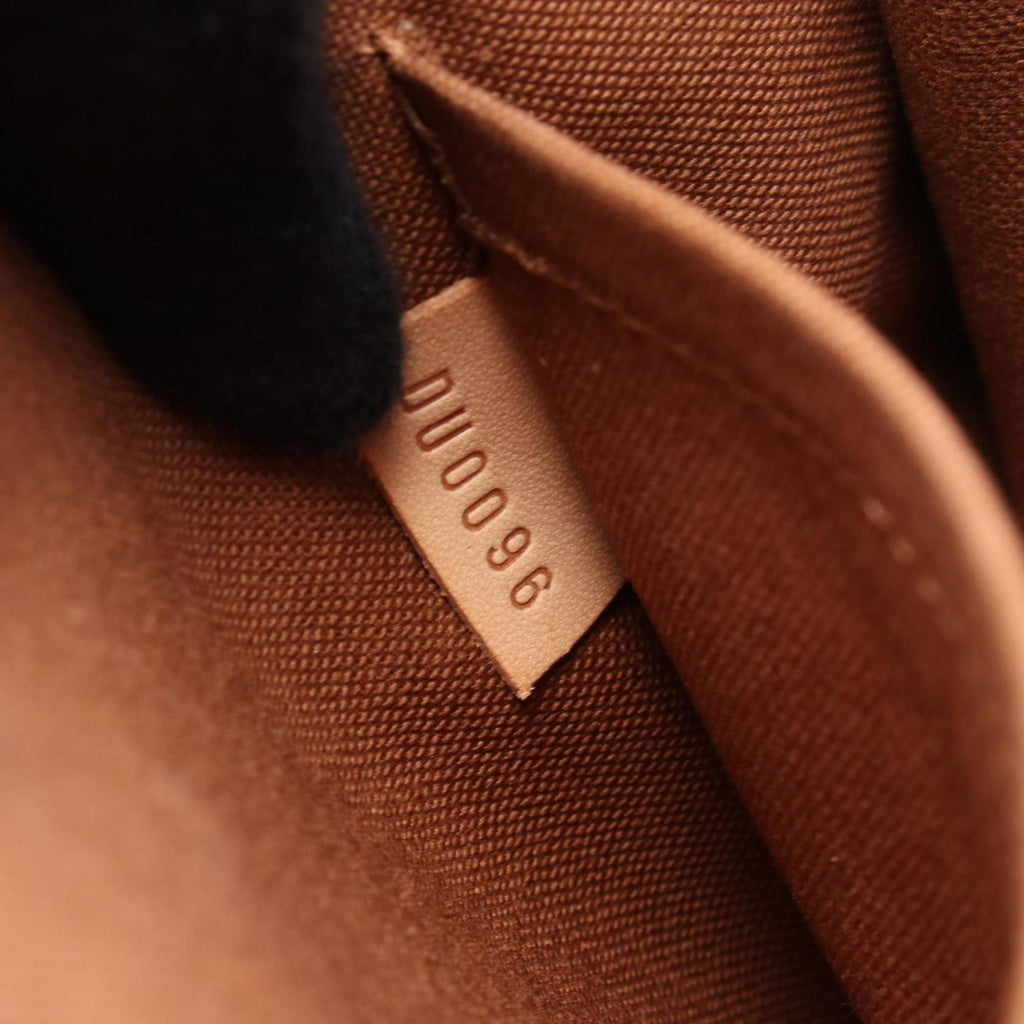Louis Vuitton Brown Coated Canvas Leather Shoulder Bag