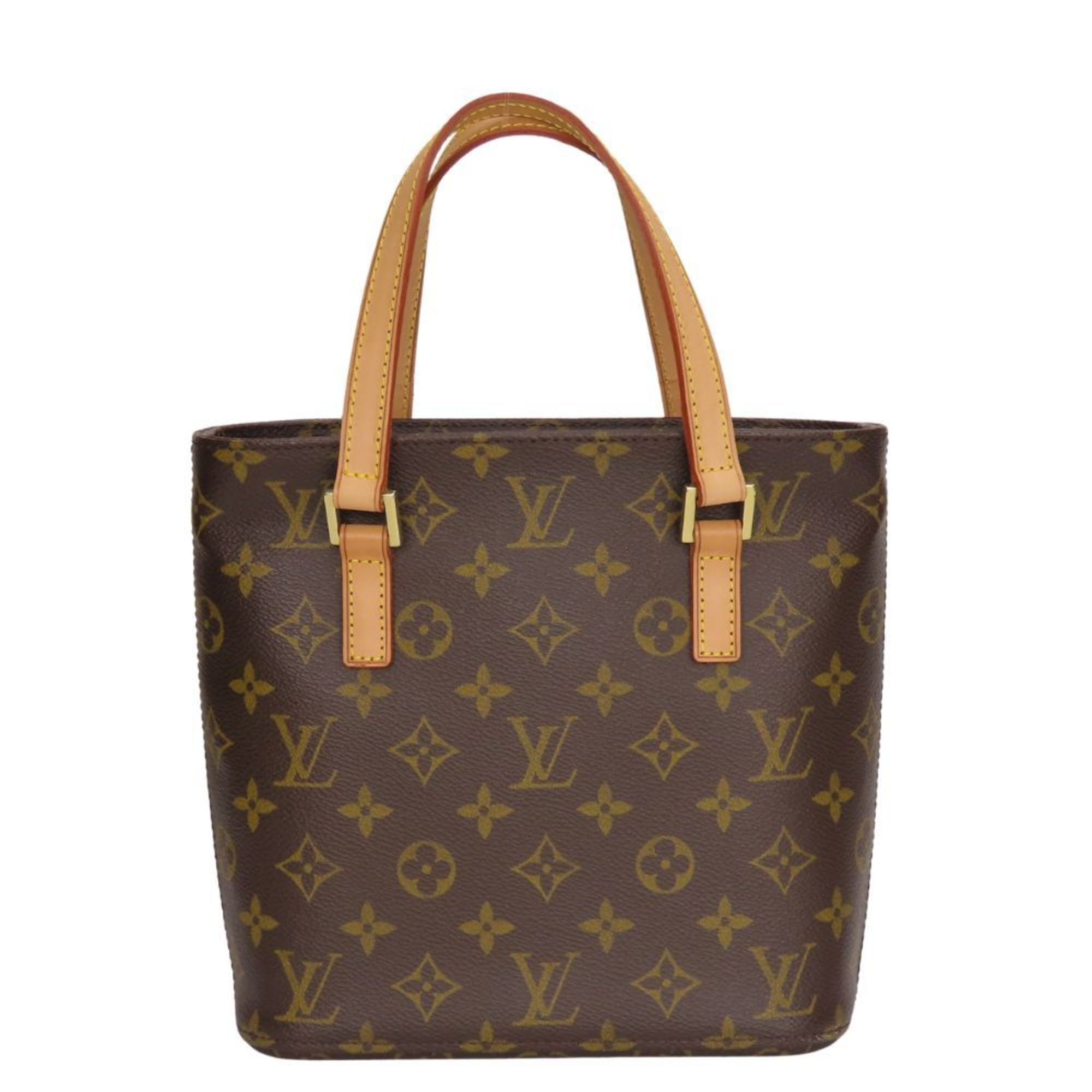 Louis Vuitton Brown Monogram Leather Handbag