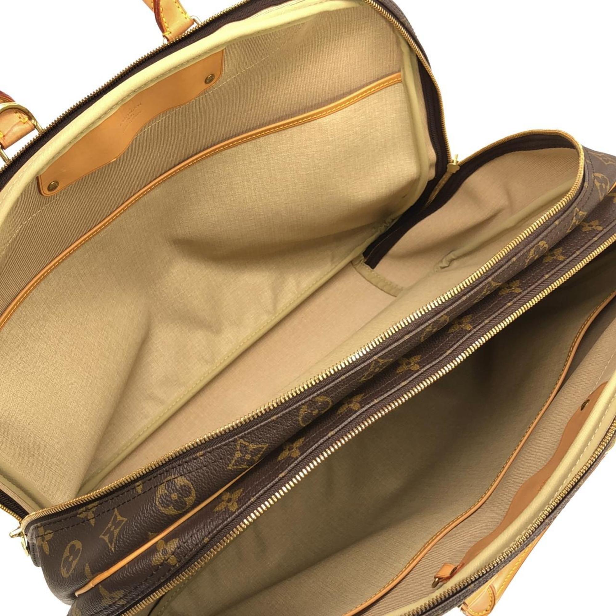 Louis Vuitton Brown Coated Canvas Boston Bag