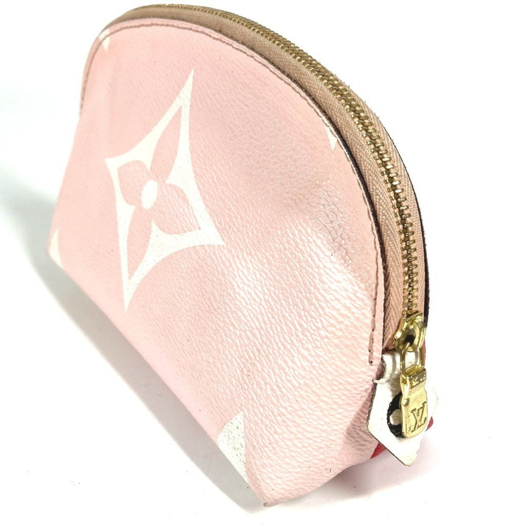 Louis Vuitton Pink Red Color Monogram Pouch