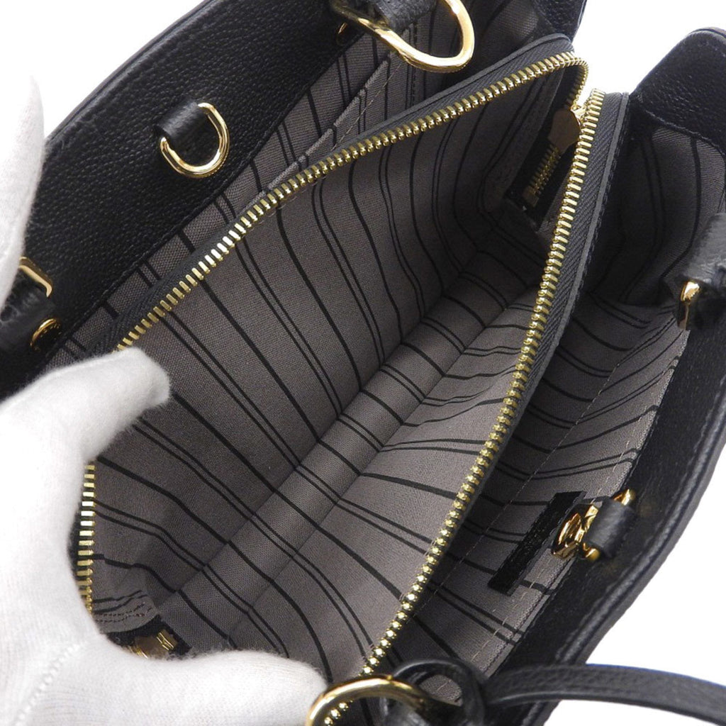 Louis Vuitton Monogram Empreinte Black Noir Leather Handbag