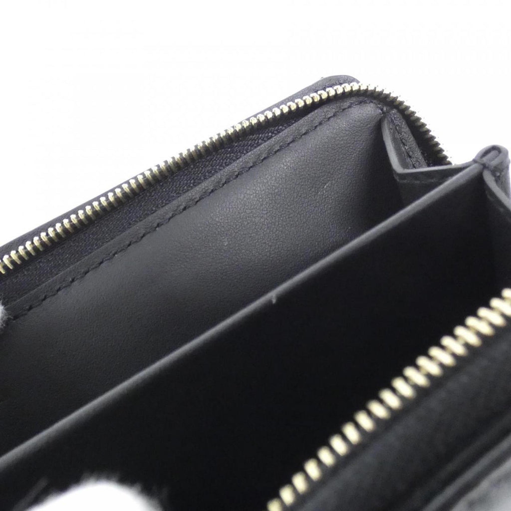 Louis Vuitton Black Leather Coin Purse/Coin Case