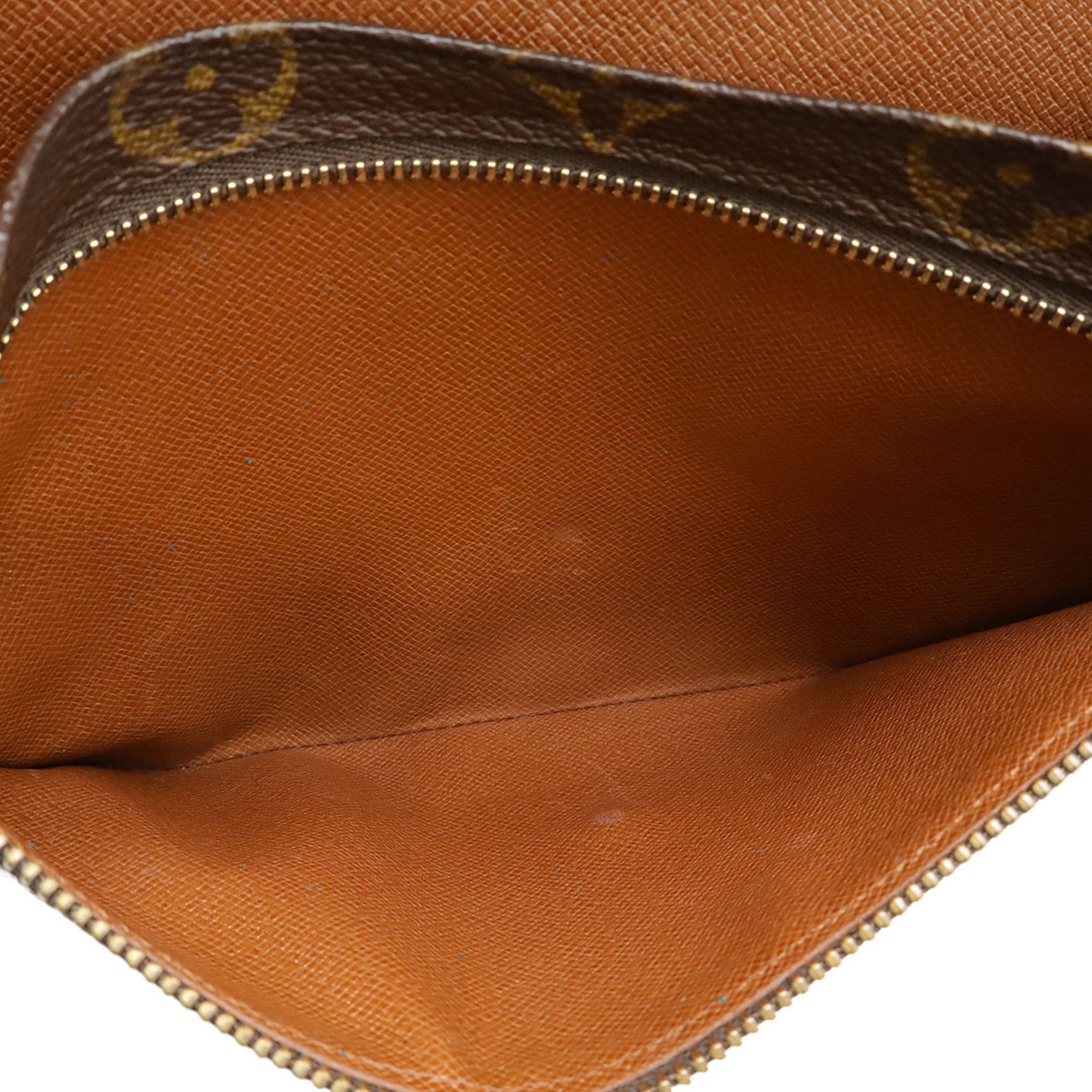 Louis Vuitton Brown Monogram Monogram Clutch Bag Pochette Pouch