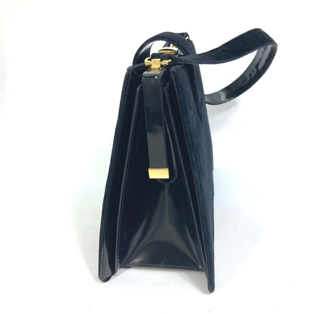 Celine Black Leather Shoulder Bag