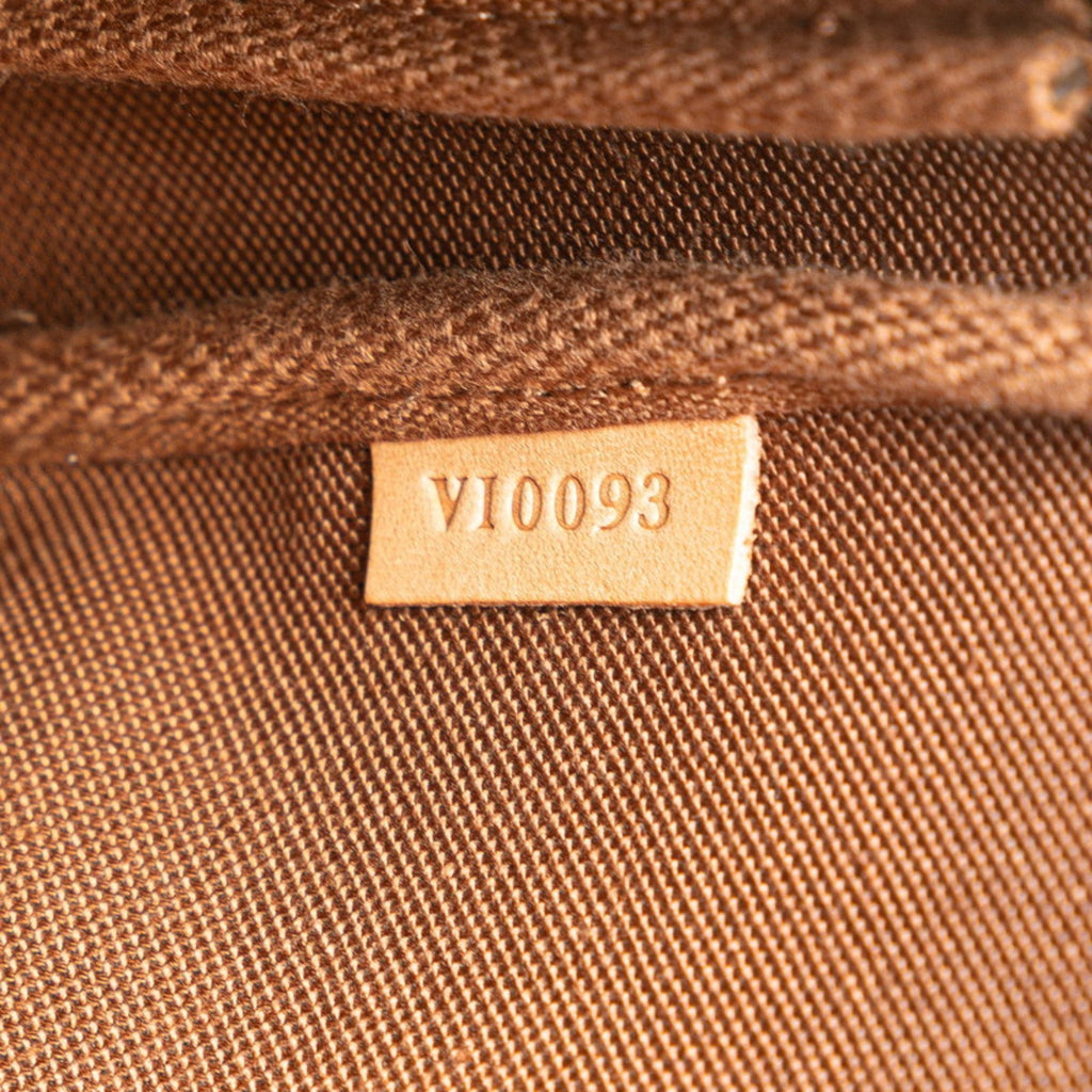 Louis Vuitton Brown Pvc Leather Handbag Pochette