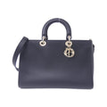 Christian Dior Black Leather Handbag (Pre-Owned)