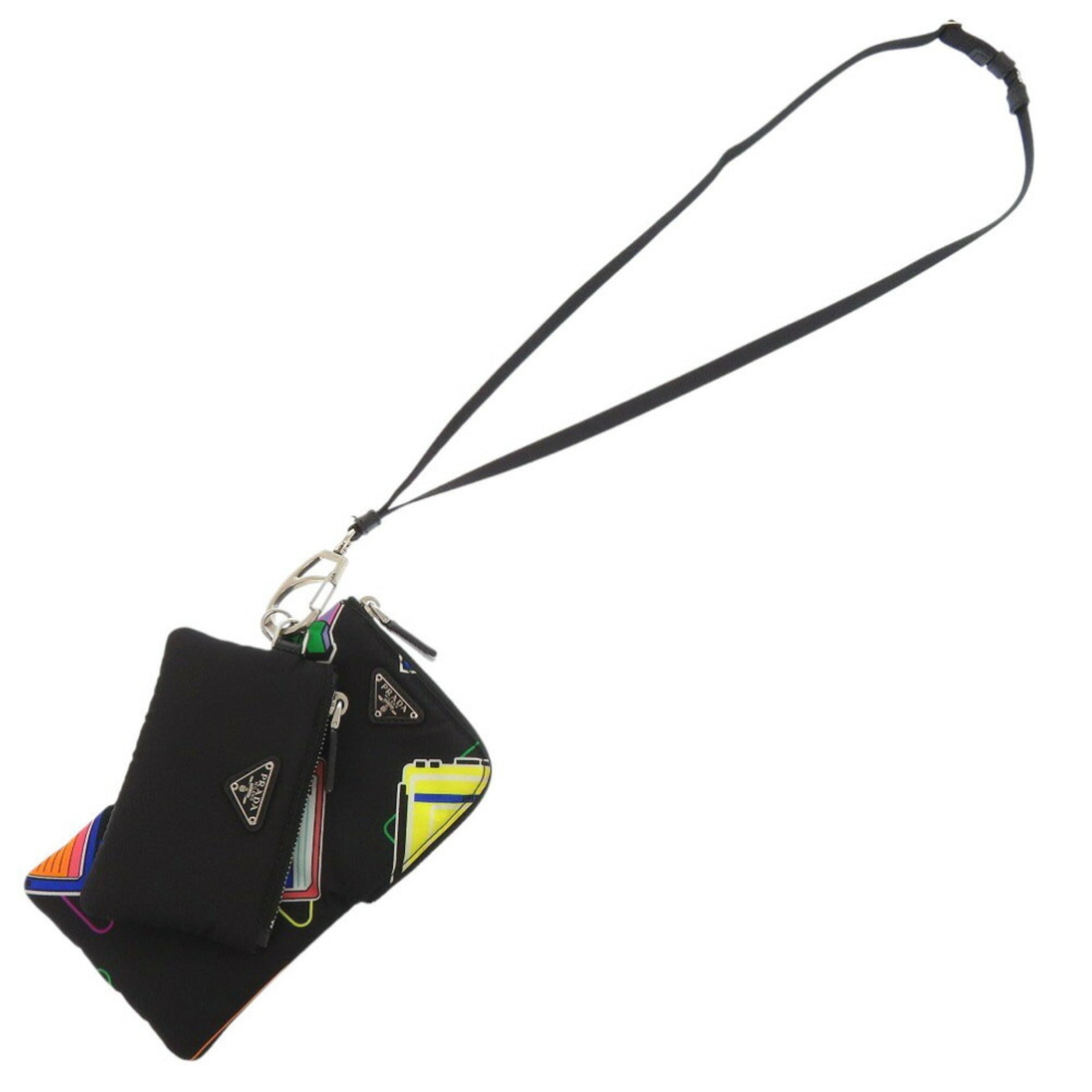 Prada Black Nylon Pouch Shoulder Bag