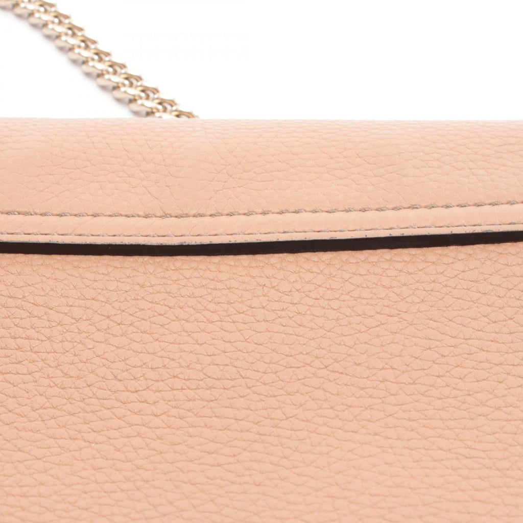 Gucci Pink Leather Handbag Shoulder Bag (Pre-Owned)