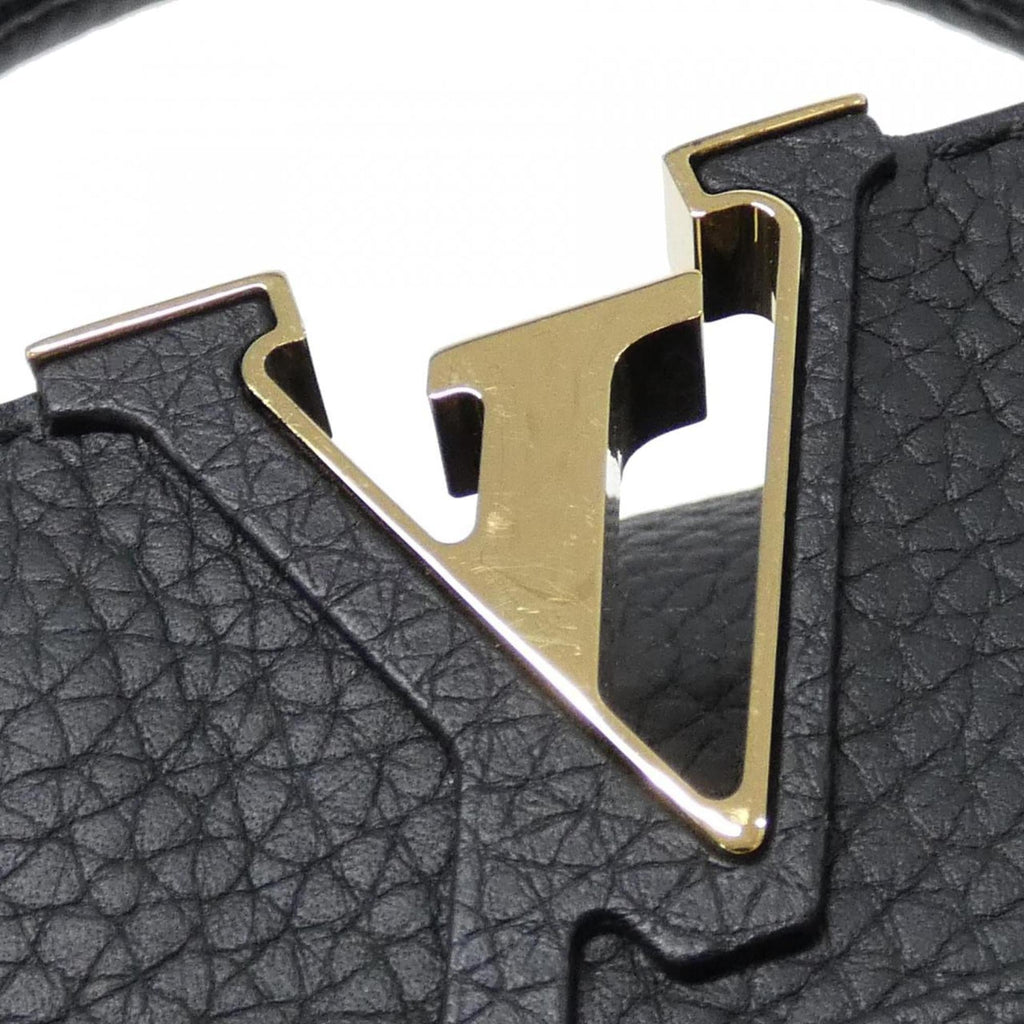 Louis Vuitton Black Leather Handbag