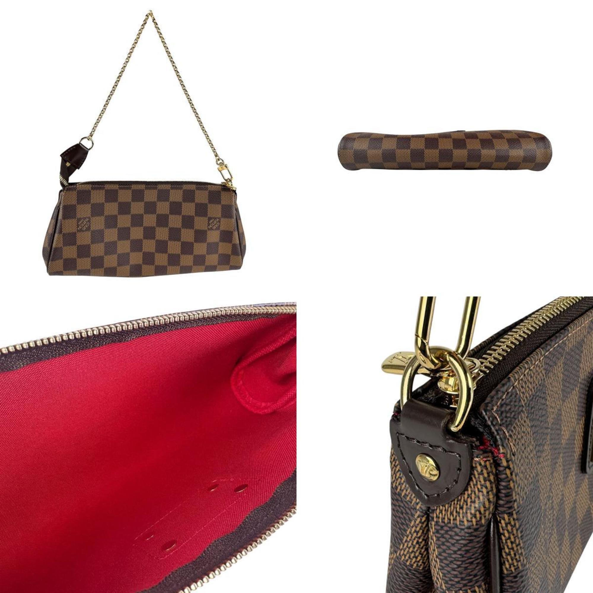 Louis Vuitton Damier Canvas Ebene Damier Canvas Shoulder Bag