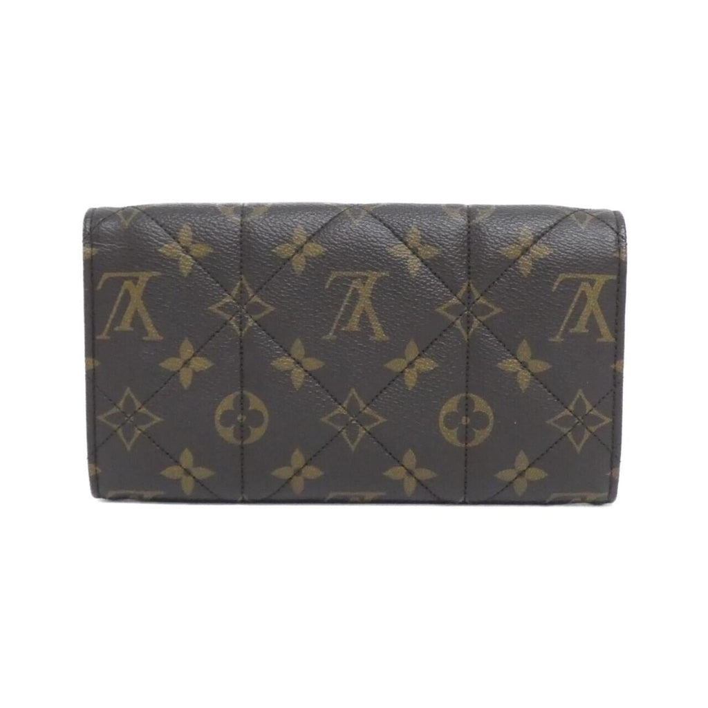 Louis Vuitton Brown Coated Canvas Long Wallet