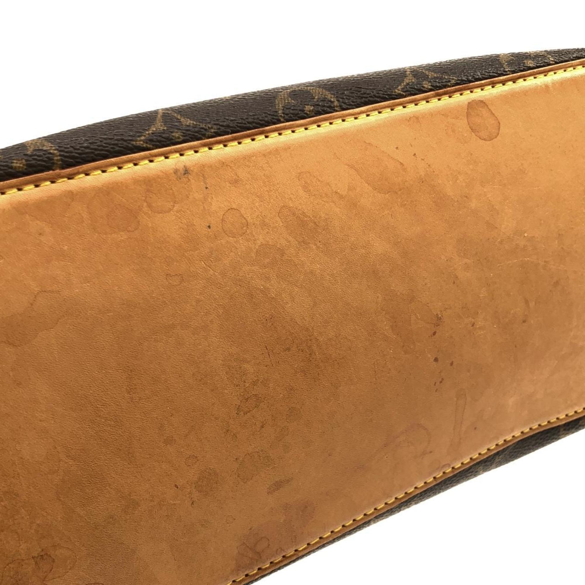 Louis Vuitton Marron Coated Canvas Handbag