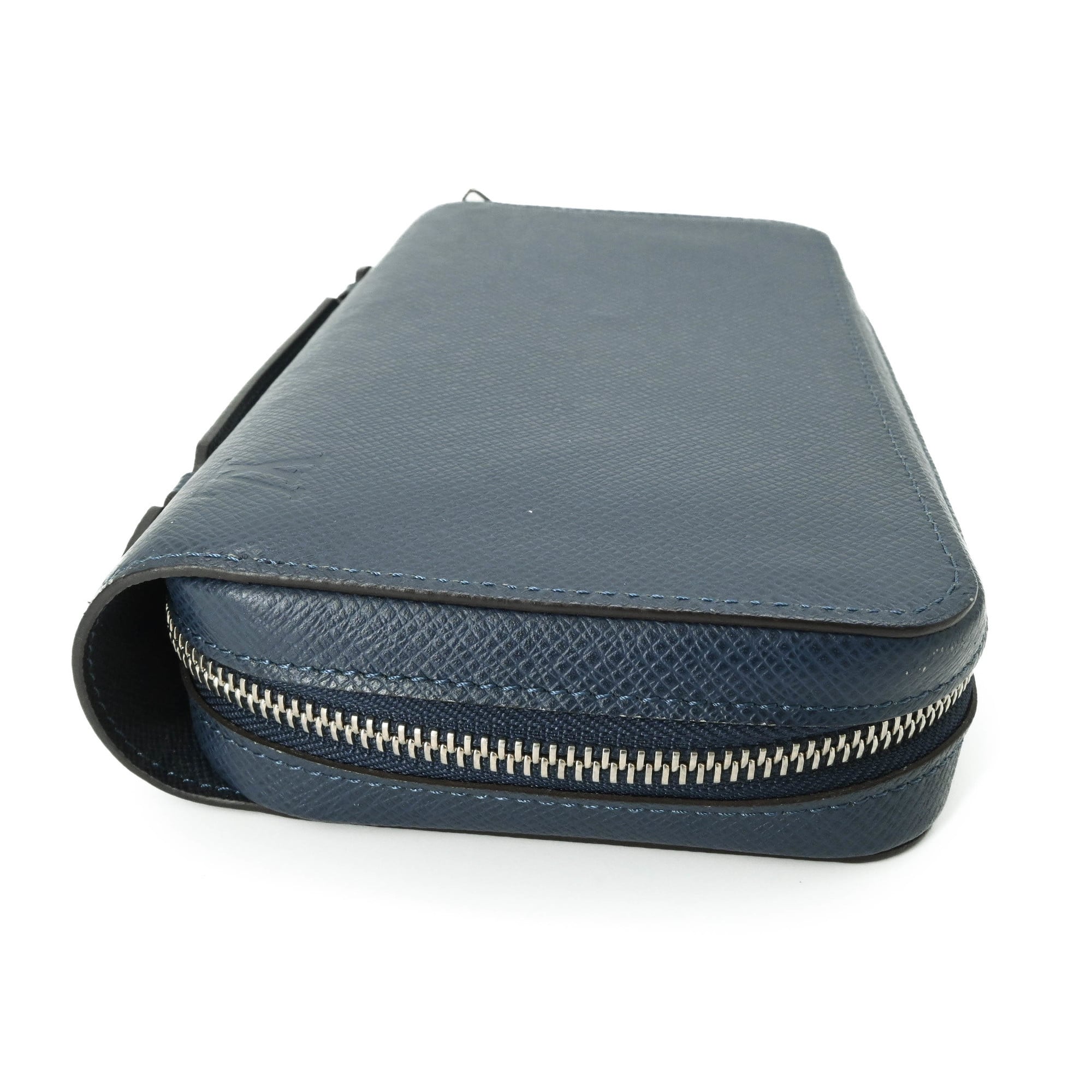 Louis Vuitton Taiga Navy Blue Taiga Leather Long Wallet