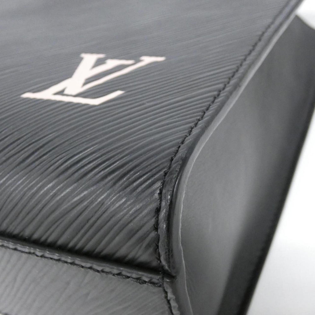 Louis Vuitton Black Leather Handbag