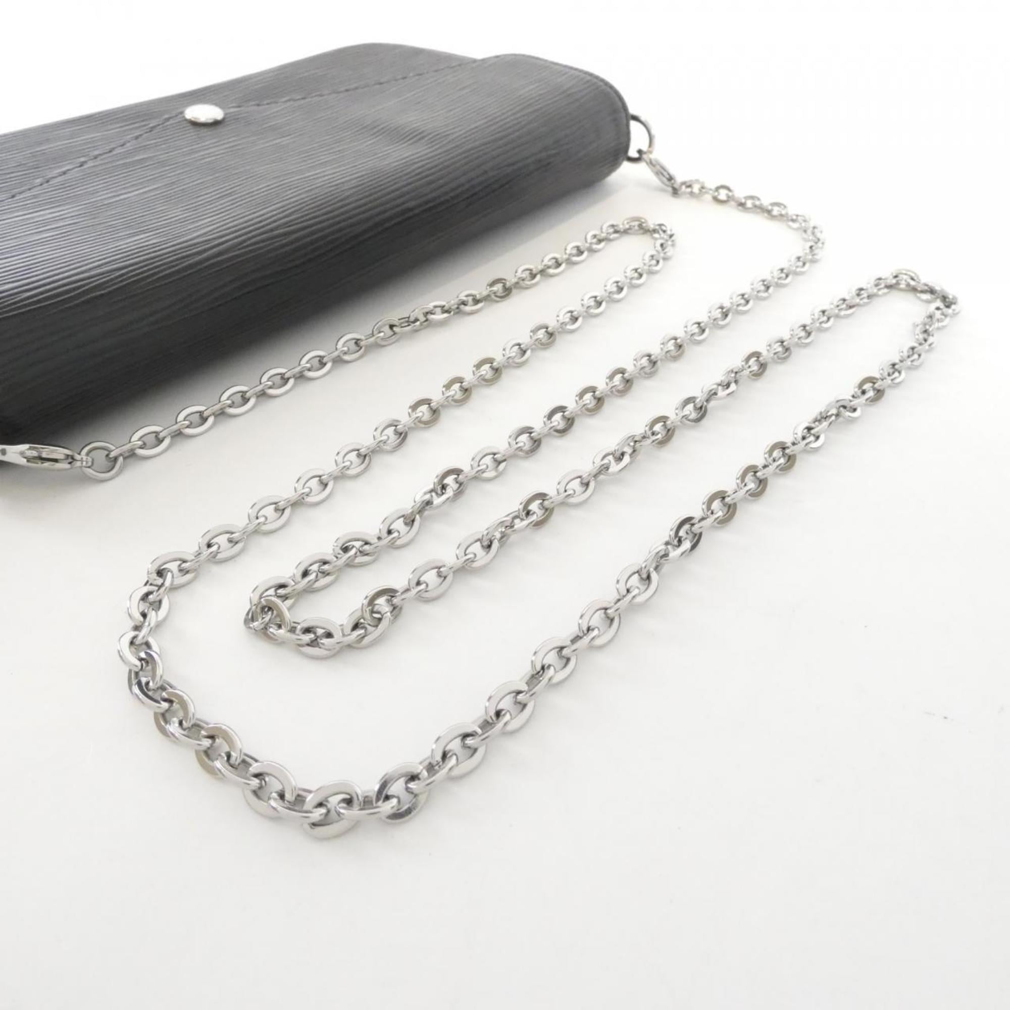 Louis Vuitton Epi Black Leather Pochette Shoulder Bag