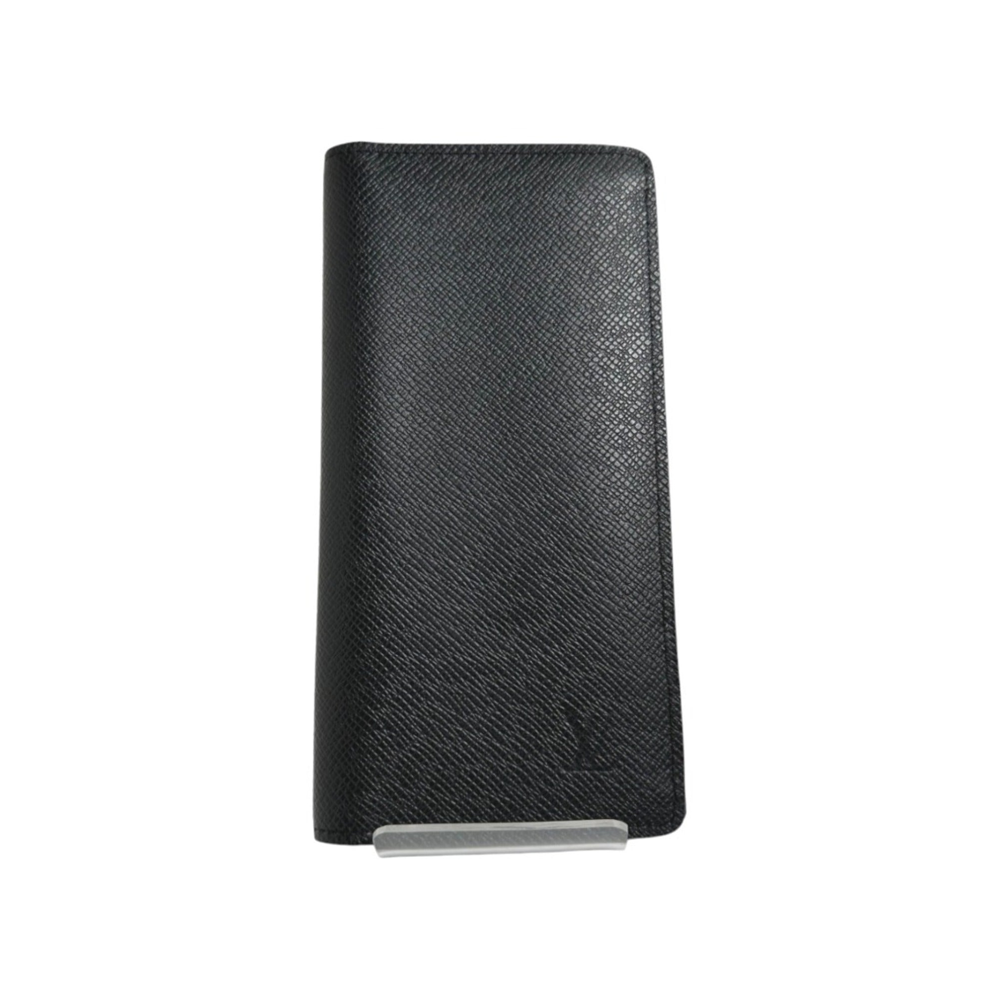 Louis Vuitton Black Taiga Leather Long Wallet