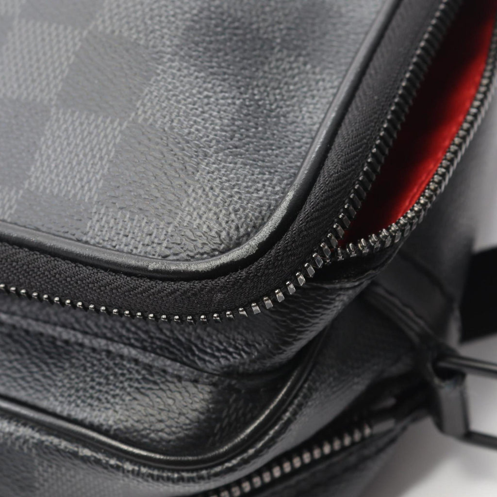 Louis Vuitton Gray Pvc Leather Shoulder Bag