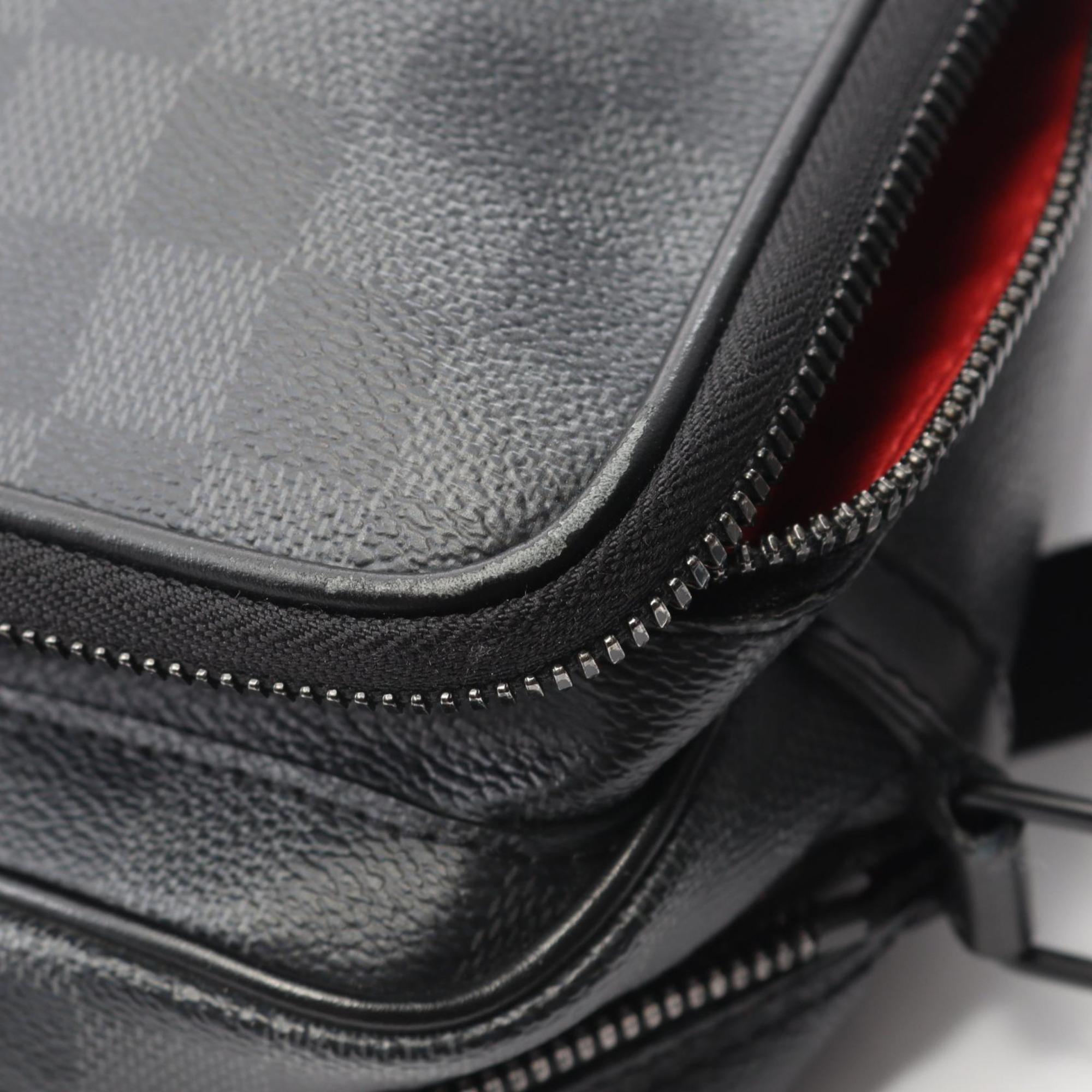 Louis Vuitton Gray Pvc Leather Shoulder Bag