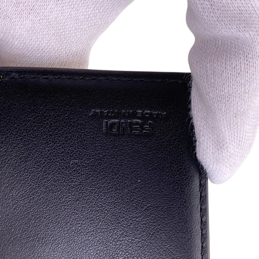 Fendi Yellow Leather Wallet (Tri-Fold)